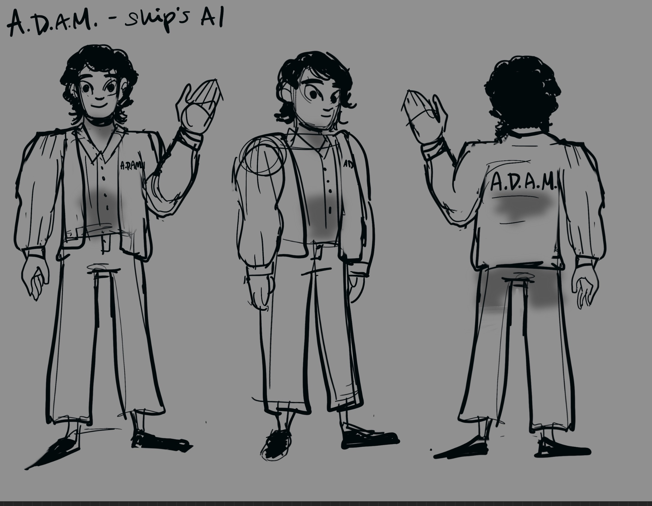 A.D.A.M. AI Character Design