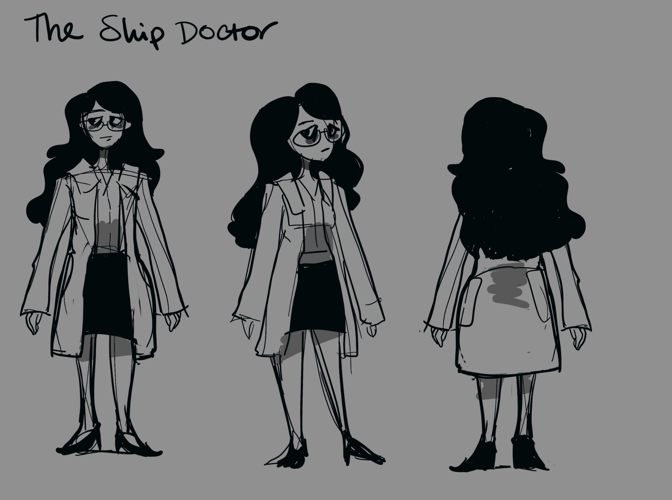 Ship Doctor Character Turnaround